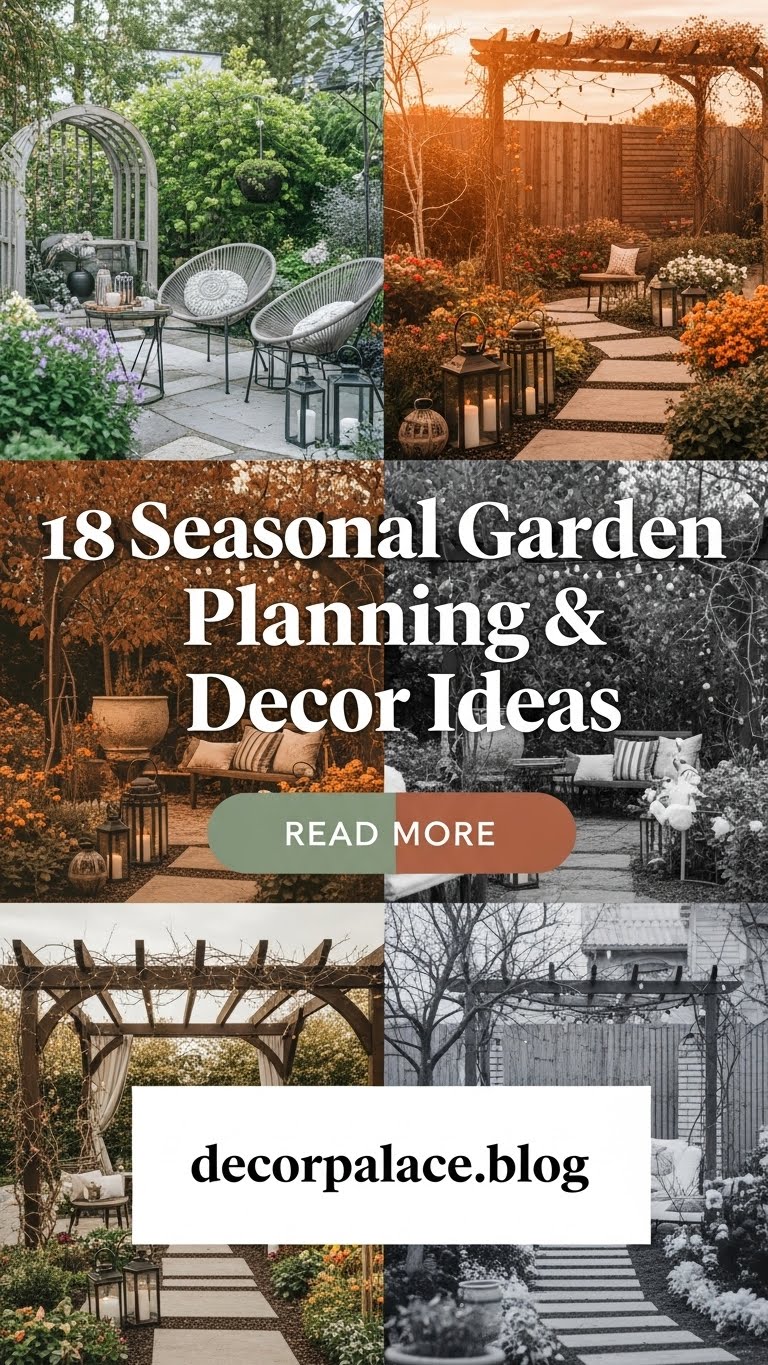18 Seasonal Garden Planning garden Decor ideas