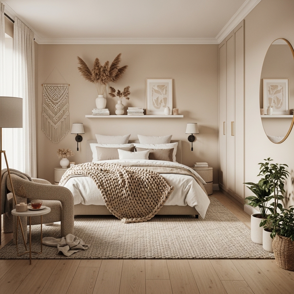 19 Aesthetic Beige Couple Bedroom Decor Ideas That Are Pure Pinterest Goals review 1