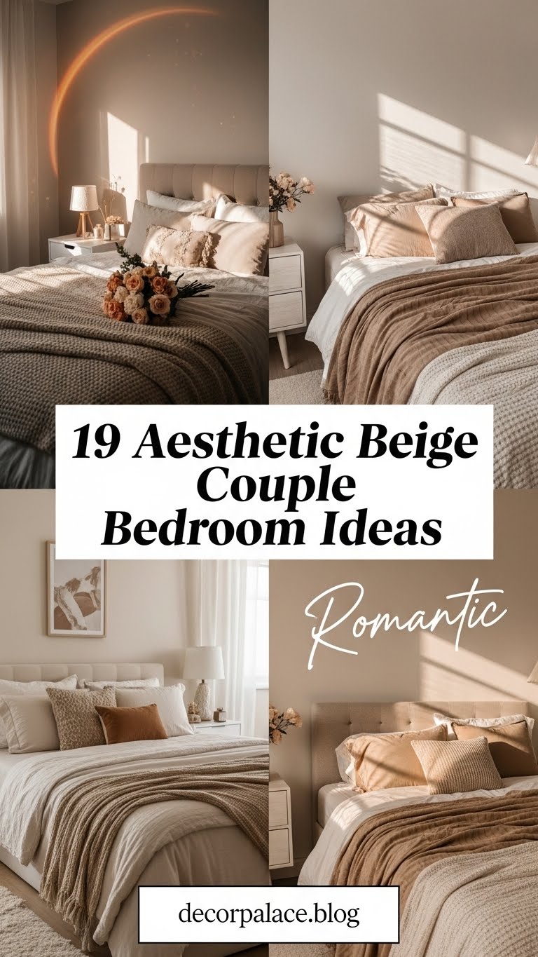 19 Aesthetic Beige Couple Bedroom Decor Ideas That Are Pure Pinterest Goals