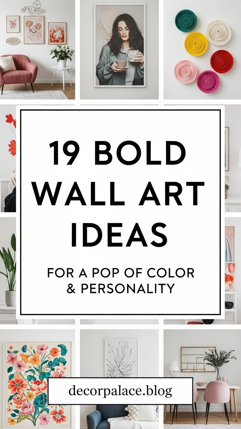 19 Bold Wall Art Ideas for a Pop of Color Personality