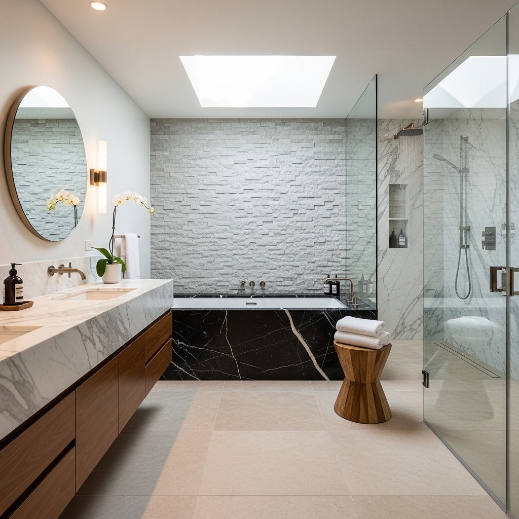 19 Elevate Your Bathroom ideas with Marble Stone review