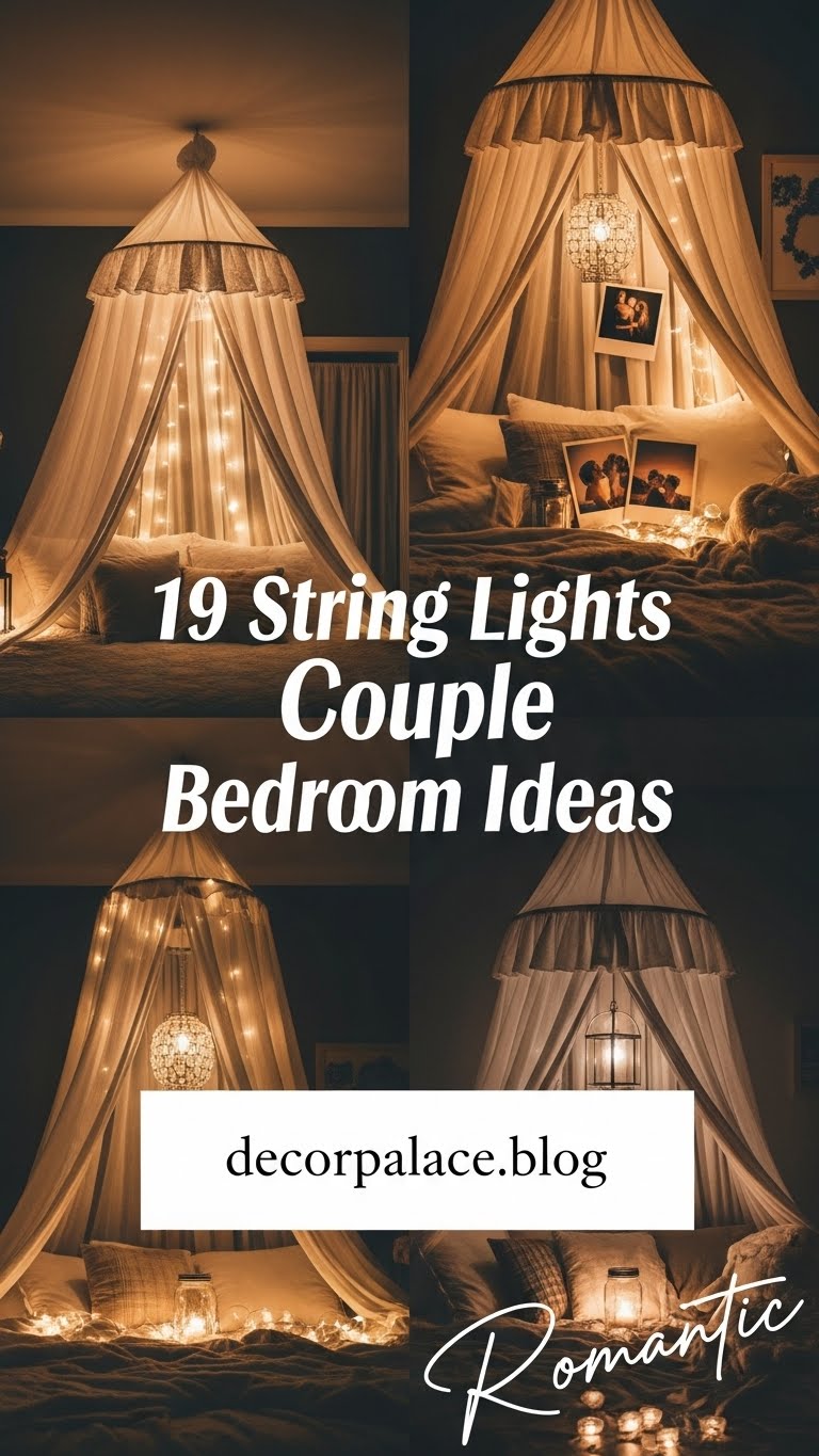 19 Romantic String Lights Couple Bedroom Ideas to Spark the Magic Tonight