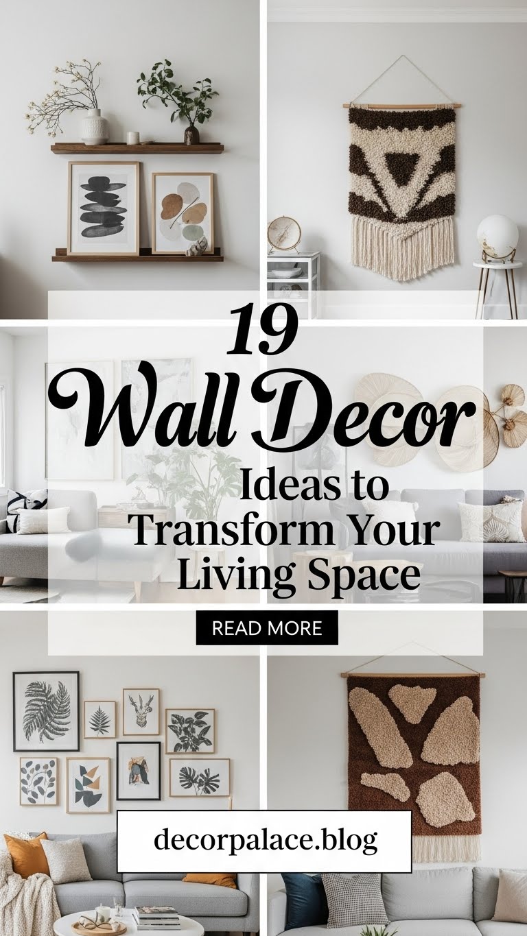 19 Wall Decor Ideas to Transform Your Living Space