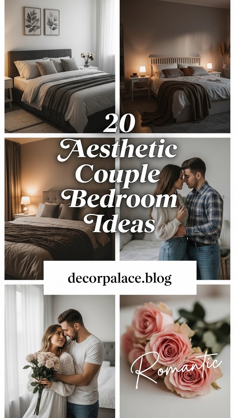 20 Aesthetic Couple Bedroom Ideas for a Romantic Space 2 20 Aesthetic Couple Bedroom Ideas for a Romantic Space