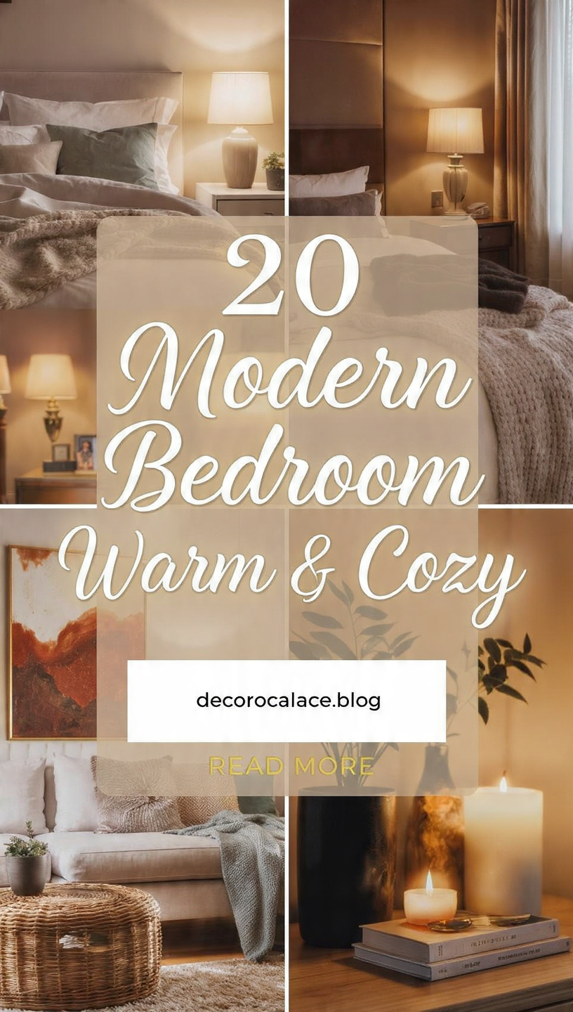 20 Tips to Make a Modern Bedroom Ideas Warm Cozy