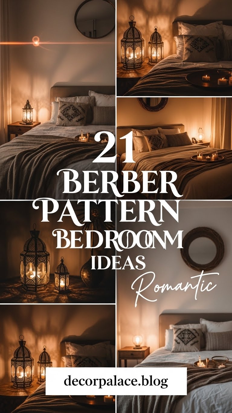 21 Berber Pattern Romantic Bedroom Ideas That Feel Like a Cozy Moroccan Escape