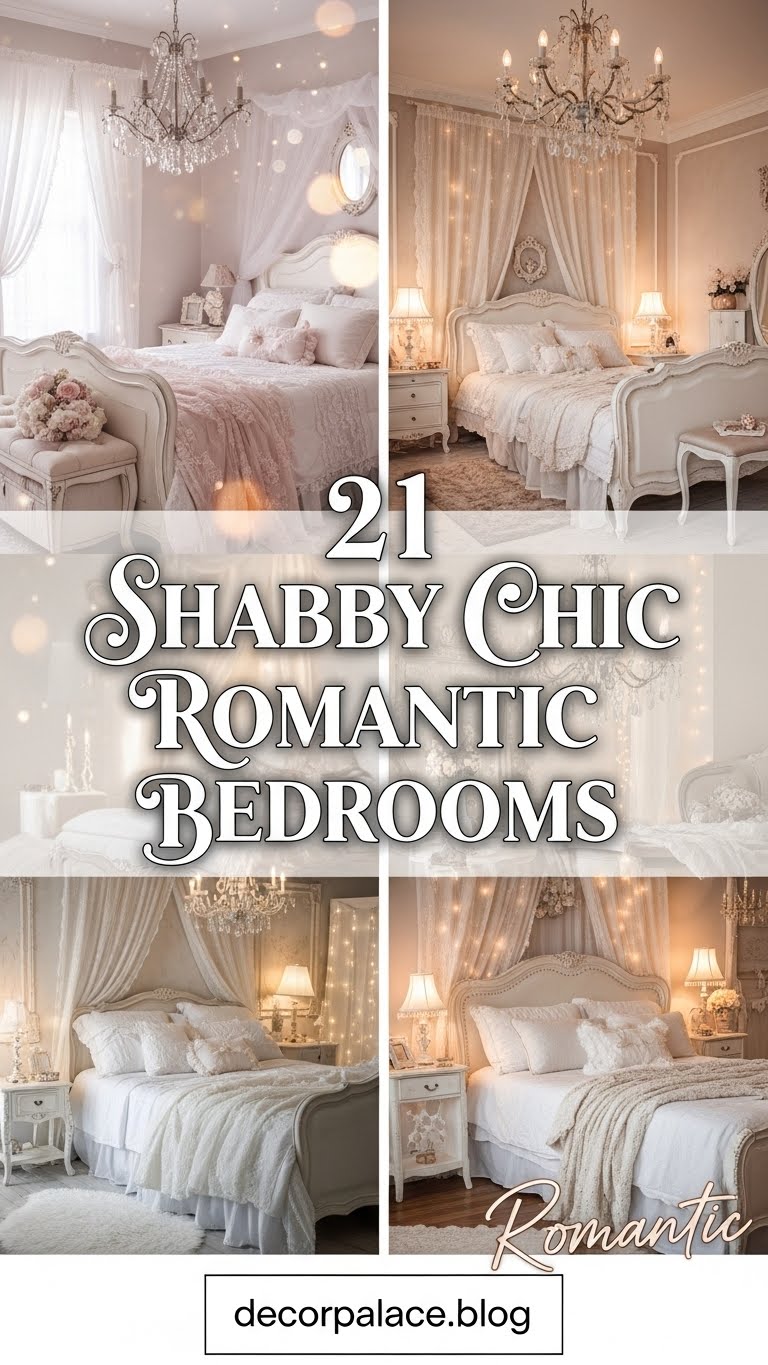 21 Shabby Chic Romantic Bedroom for Couples That Feel Like a Fairy Tale