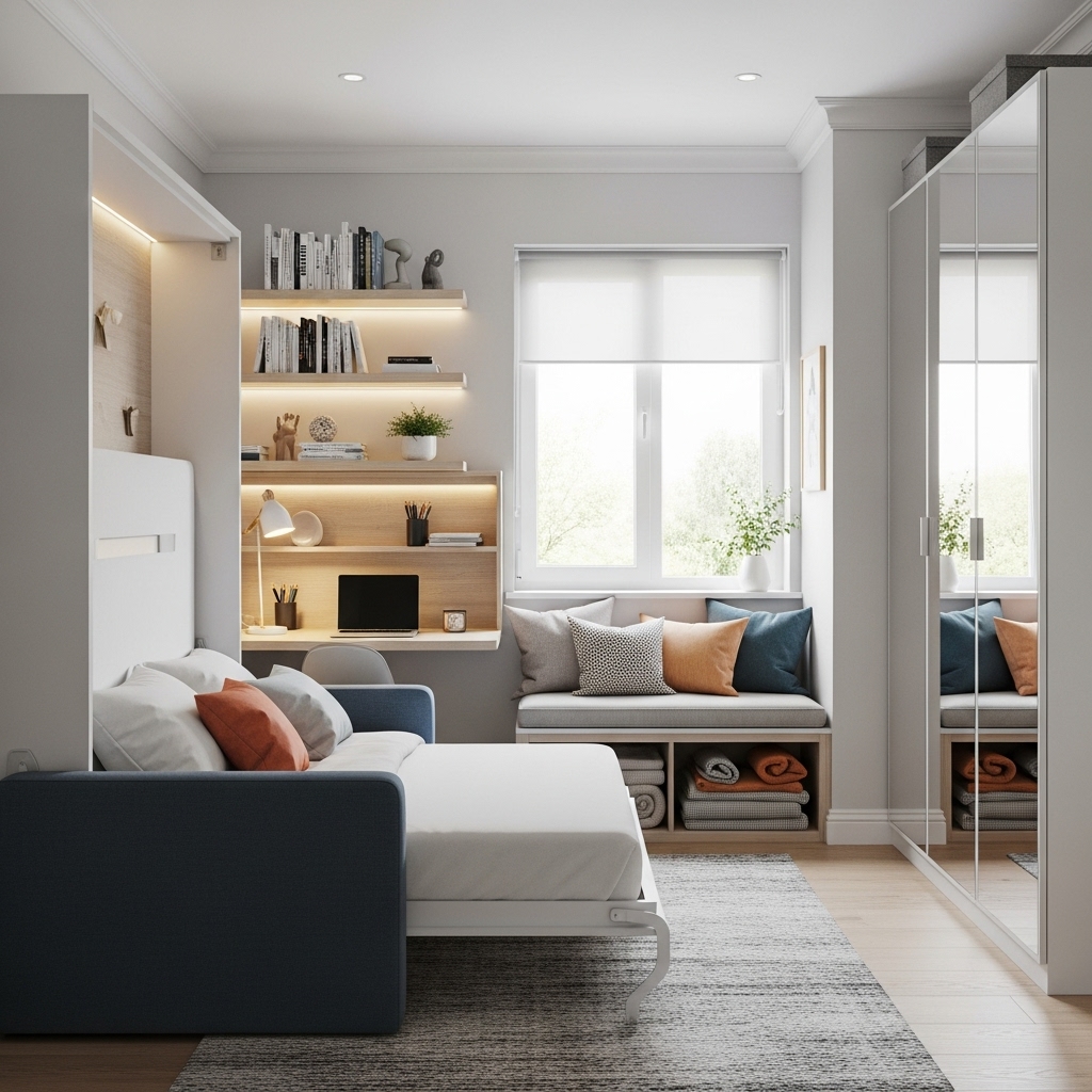 23 Genius Small Bedroom Hacks to Maximize Your Space Comfort Tonight