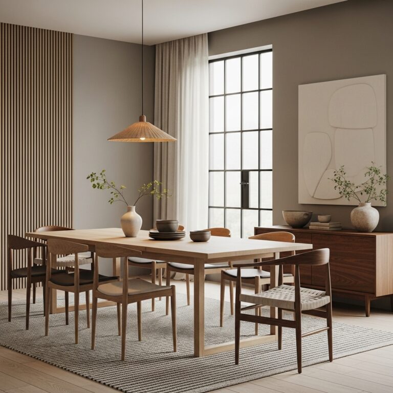 35+ Japandi Dining Room Designs Ideas