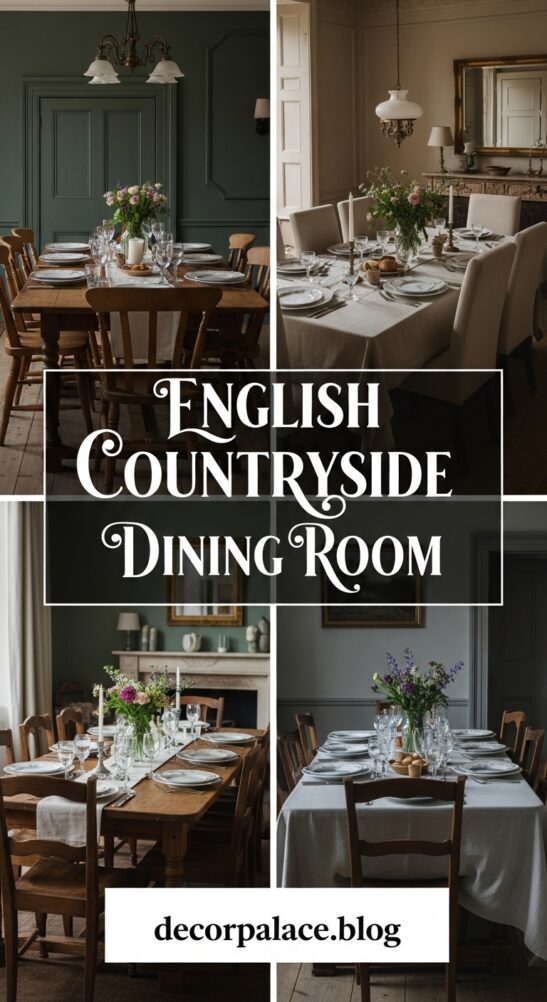 28+English Countryside Dining Room Ideas: Rustic & Elegant
