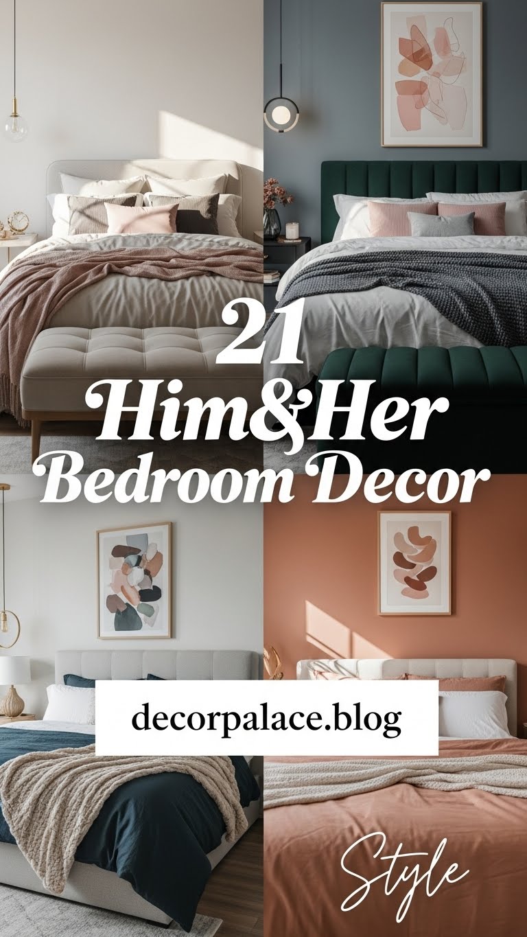 Him and Her Decor 21 Styles Both Partners Will Love