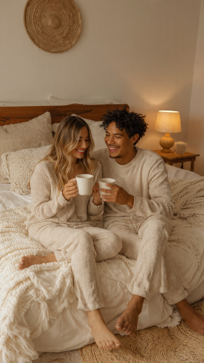 21 Dreamy & Pretty Cozy Bedrooms to Make You Fall in Love With Your Space Again 23 a cozy intimate couple bedroom scene featuring