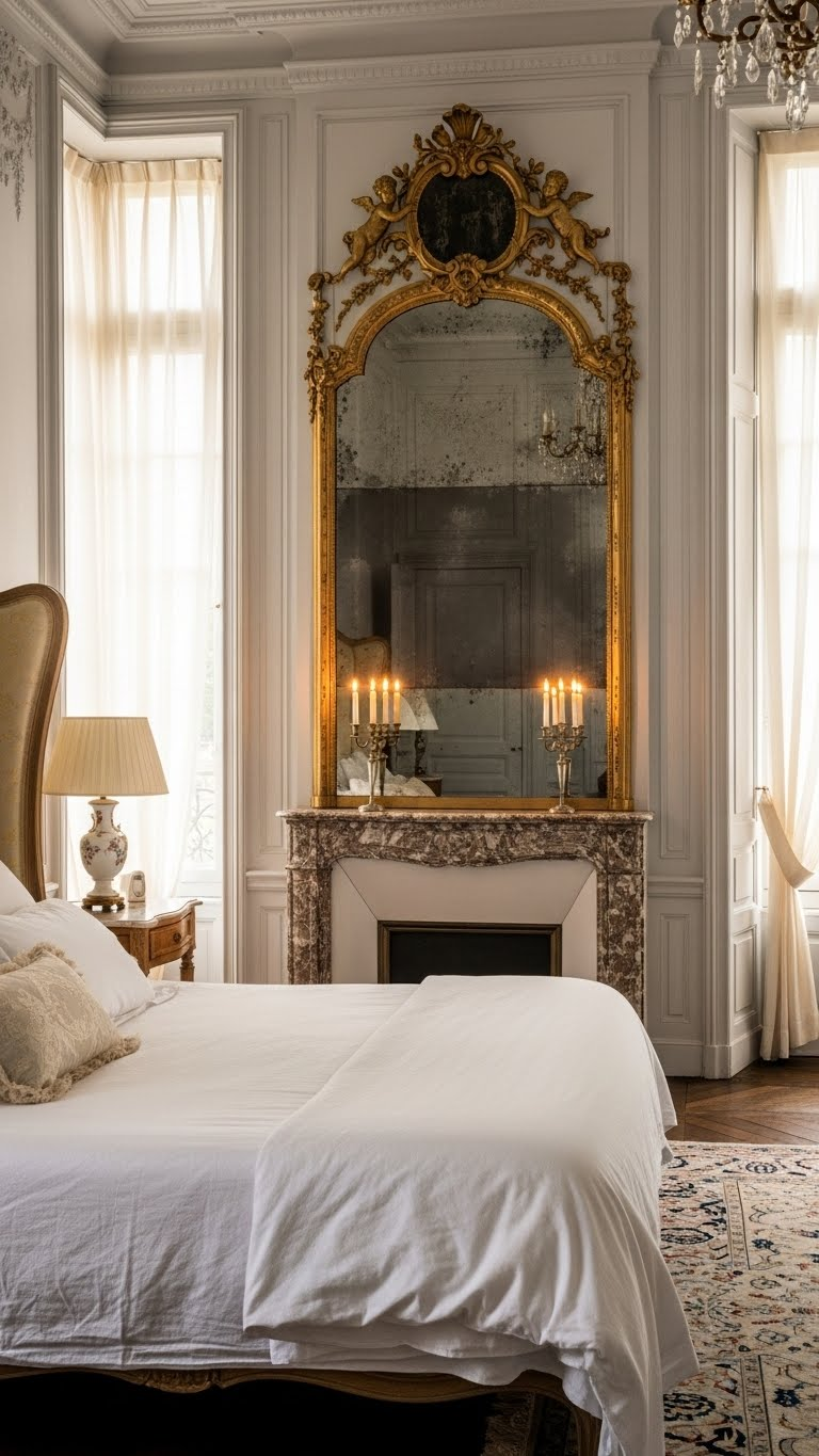 18 French Couple Bedroom Ideas That Feel Like a Romantic Chateau 8 image 1032