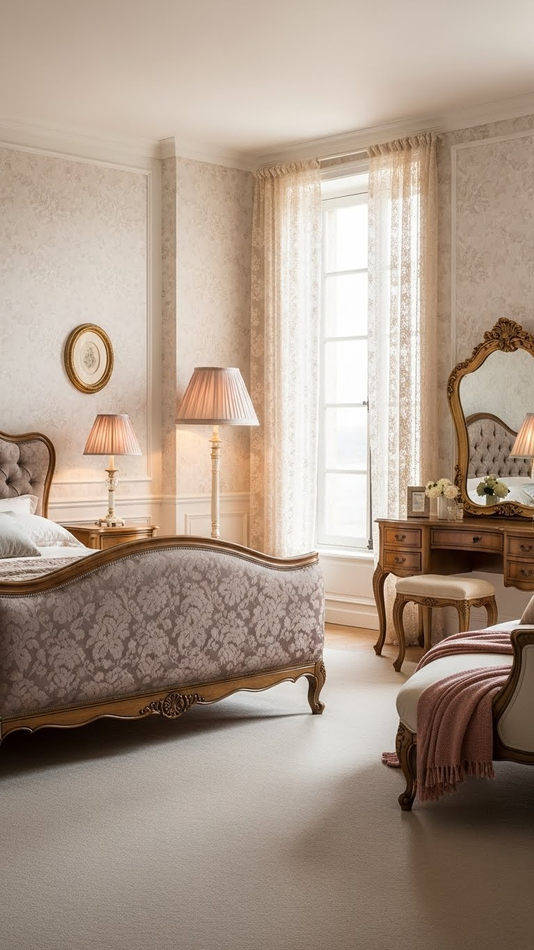18 French Couple Bedroom Ideas That Feel Like a Romantic Chateau 9 image 1033