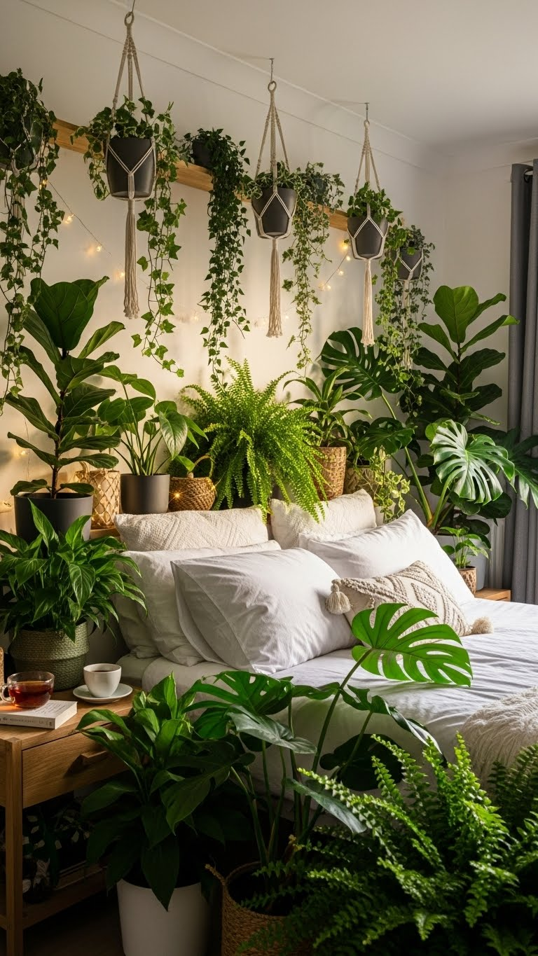 17+Plant Filled Romantic Couple Bedroom Ideas For Nature Indoors 3 image 1069