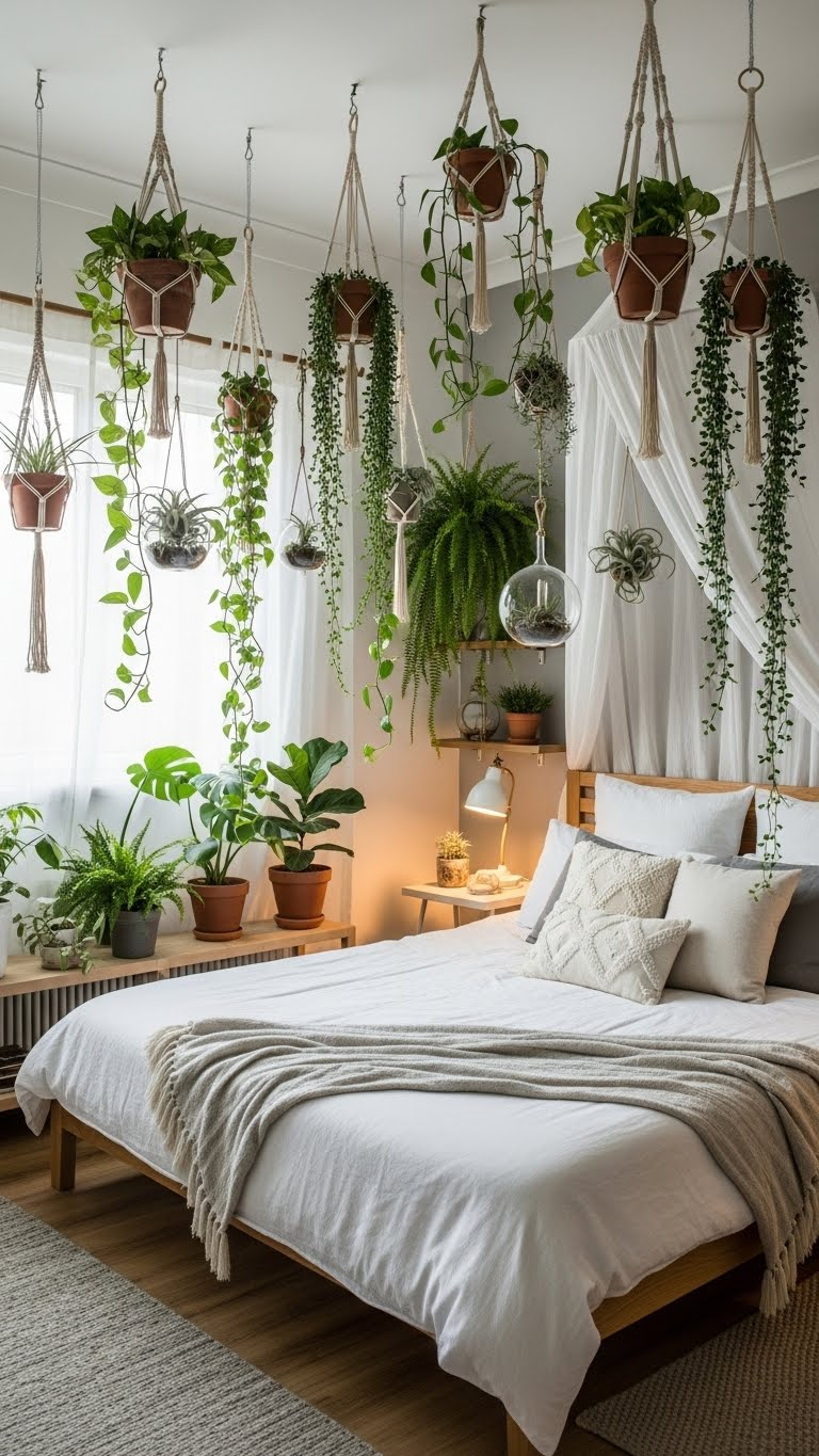 17+Plant Filled Romantic Couple Bedroom Ideas For Nature Indoors 4 image 1071