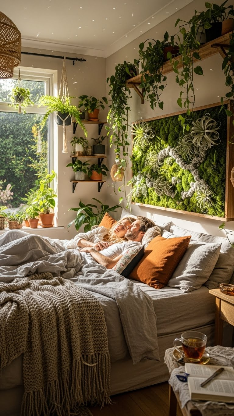 17+Plant Filled Romantic Couple Bedroom Ideas For Nature Indoors 18 image 1091