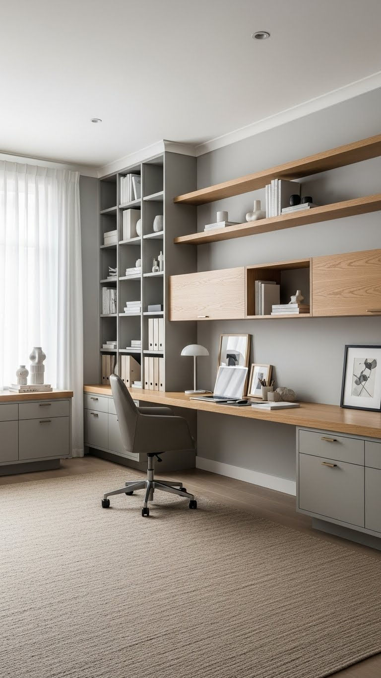 15 Design a Sleek Home Office with Neutral Palettes 6 image 110
