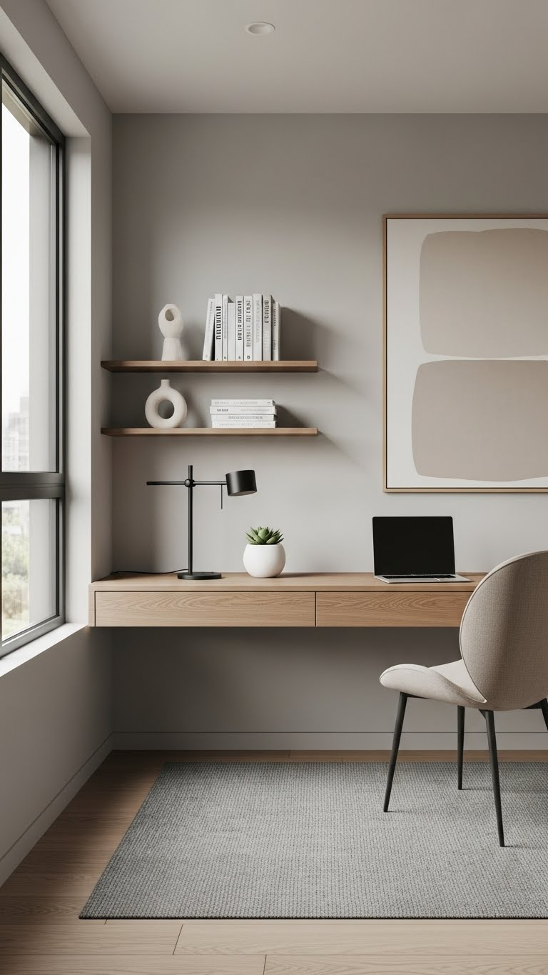 15 Design a Sleek Home Office with Neutral Palettes 8 image 112