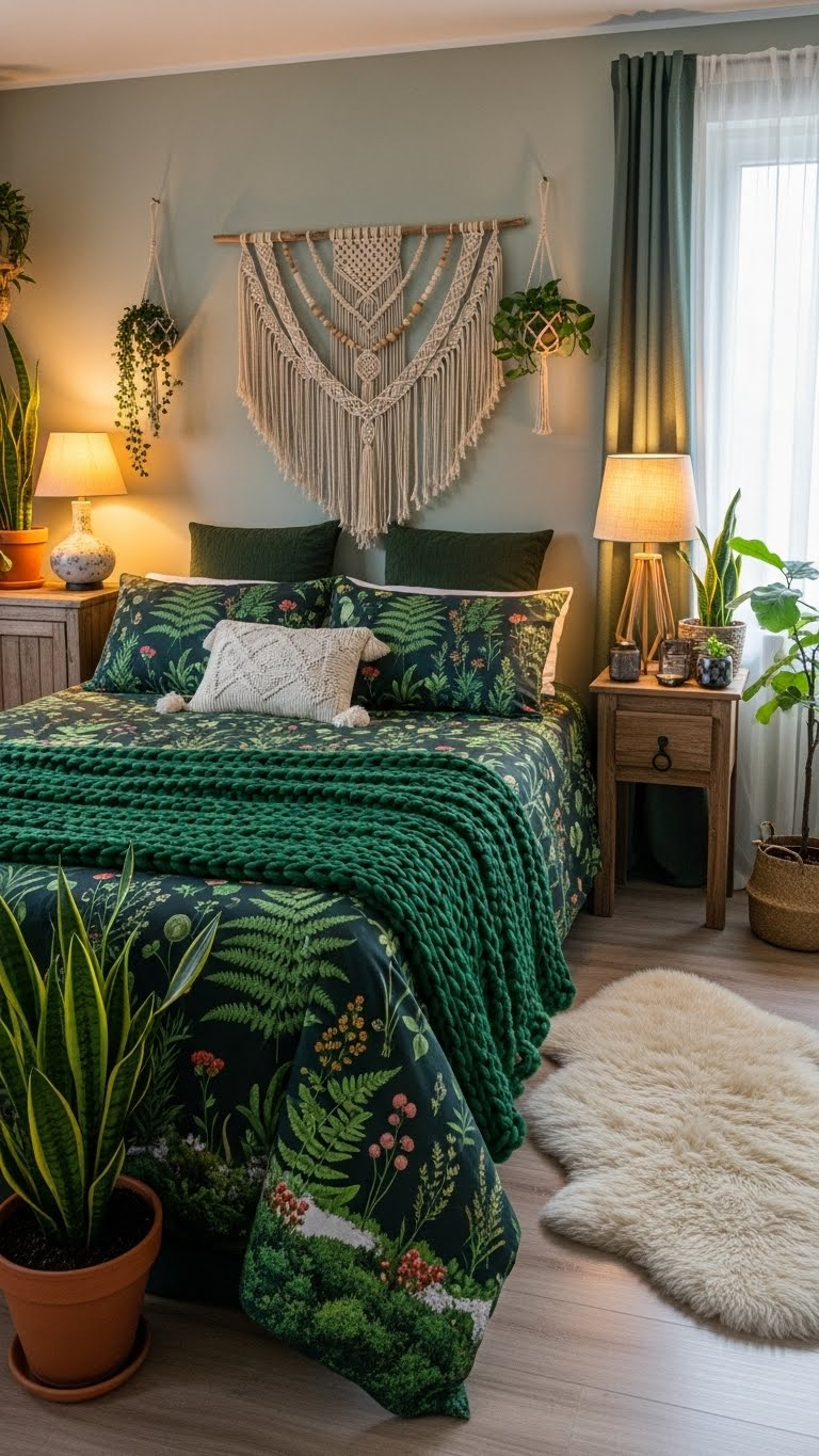 21 Forest Boho Couple Bedroom Ideas That Feel Like a Magical Treehouse Escape 6 image 1194