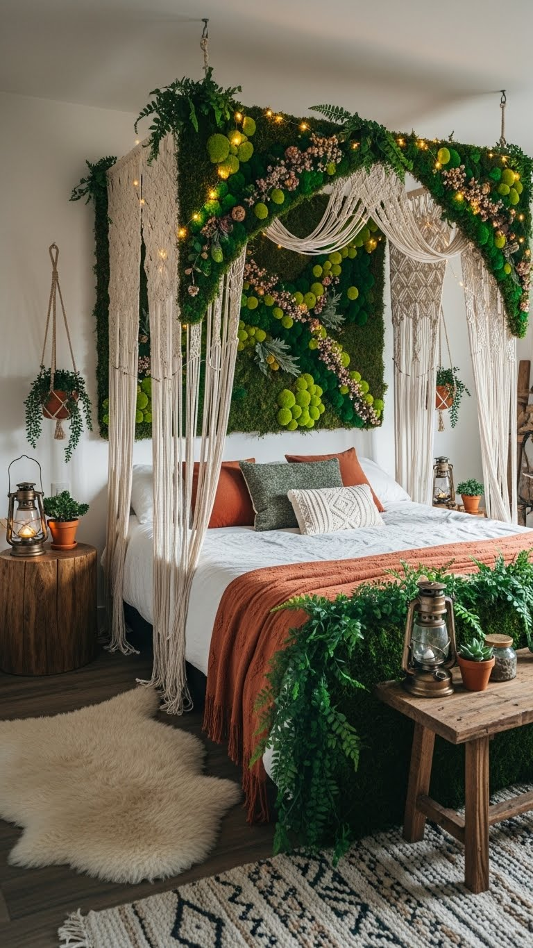 21 Forest Boho Couple Bedroom Ideas That Feel Like a Magical Treehouse Escape 9 image 1197