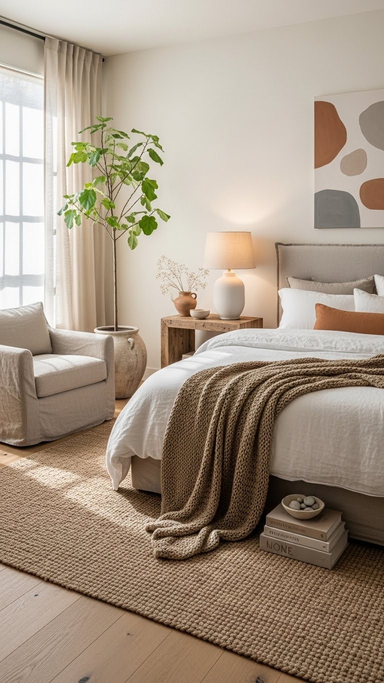 21 Dreamy Neutral Palette Couple Bedroom Designs Ideas That Feel Retreat 6 image 1587