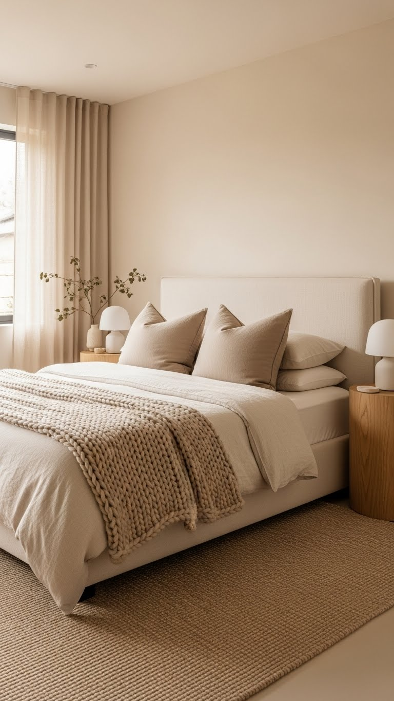 21 Dreamy Neutral Palette Couple Bedroom Designs Ideas That Feel Retreat 9 image 1591
