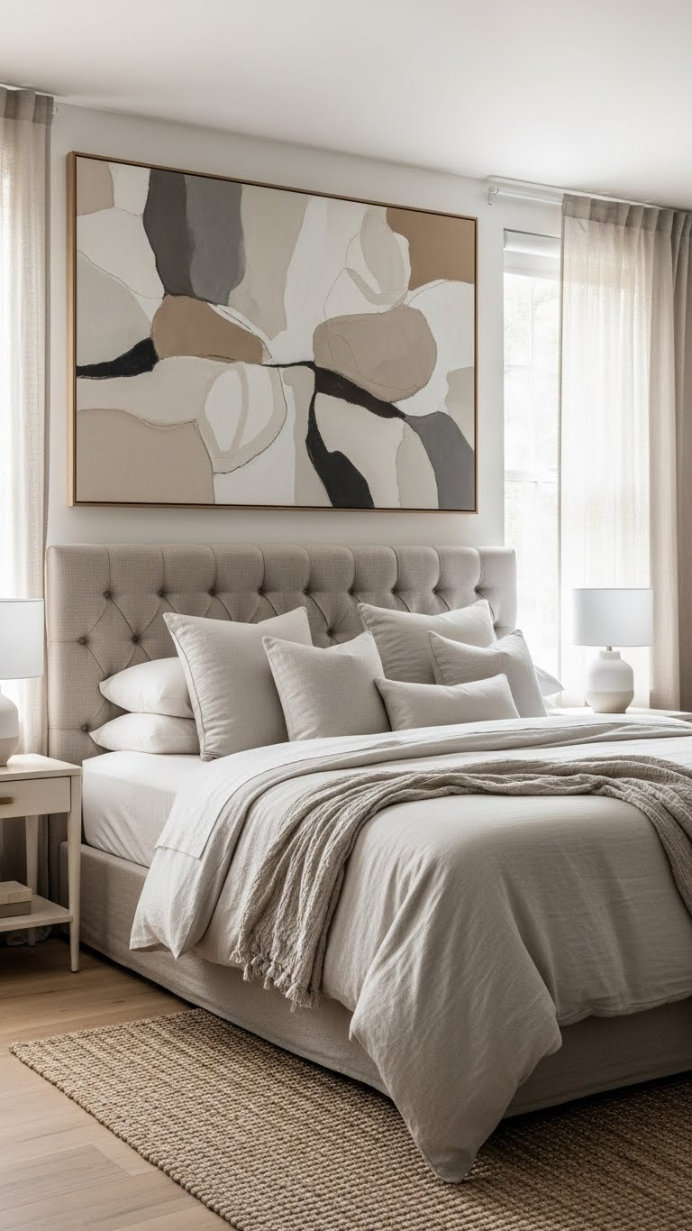 21 Dreamy Neutral Palette Couple Bedroom Designs Ideas That Feel Retreat 20 image 1606