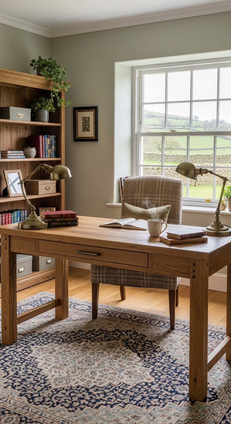 35+ English Countryside Home Office Ideas Like a Cozy Escape 4 image 2450