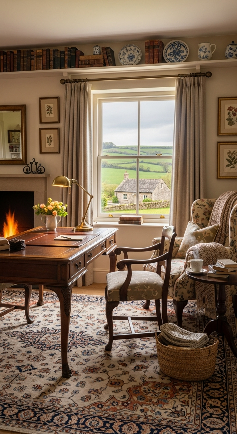 35+ English Countryside Home Office Ideas Like a Cozy Escape 5 image 2451