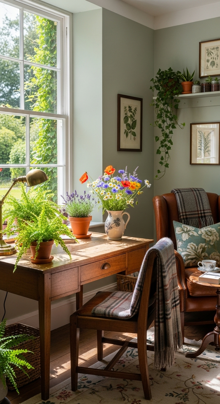 35+ English Countryside Home Office Ideas Like a Cozy Escape 9 image 2455