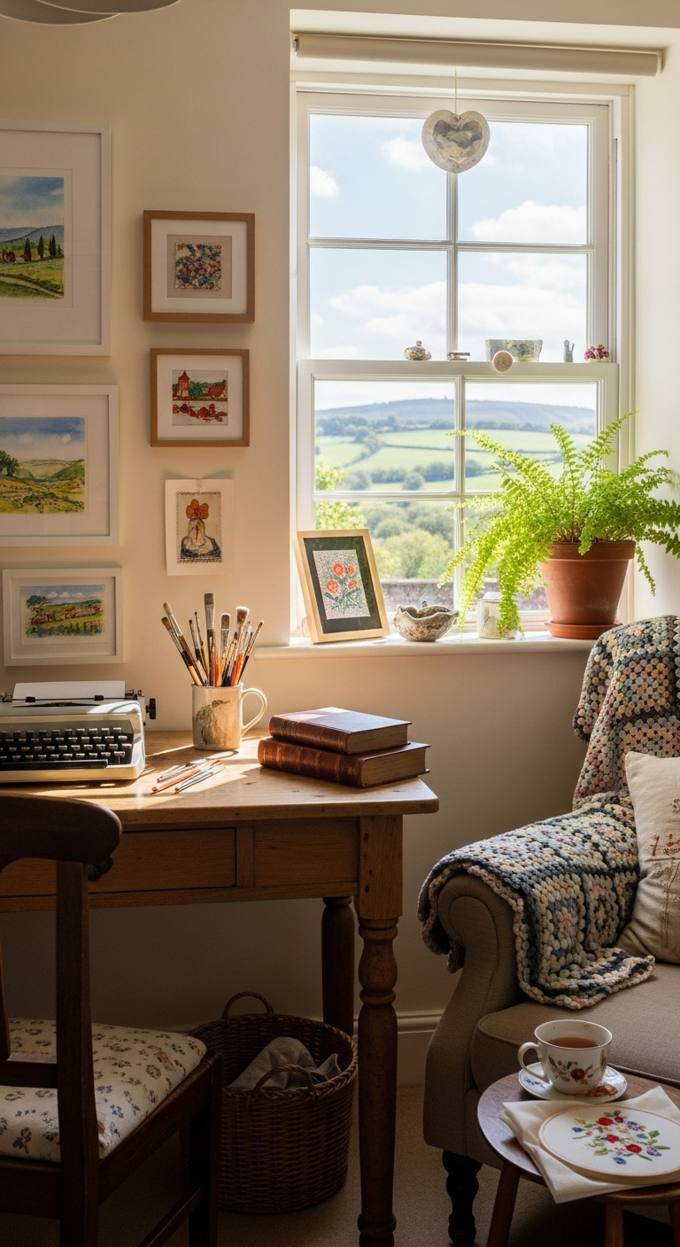 35+ English Countryside Home Office Ideas Like a Cozy Escape 15 image 2461