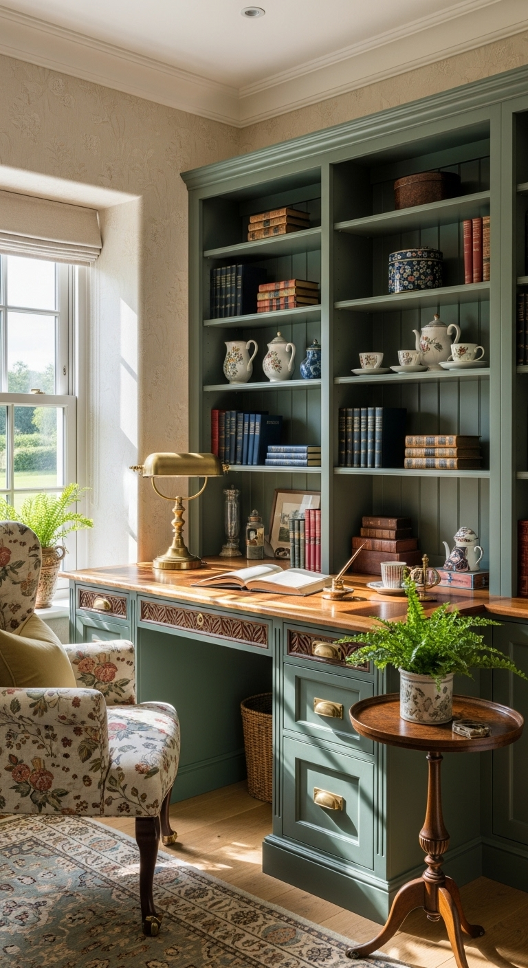 35+ English Countryside Home Office Ideas Like a Cozy Escape 22 image 2467