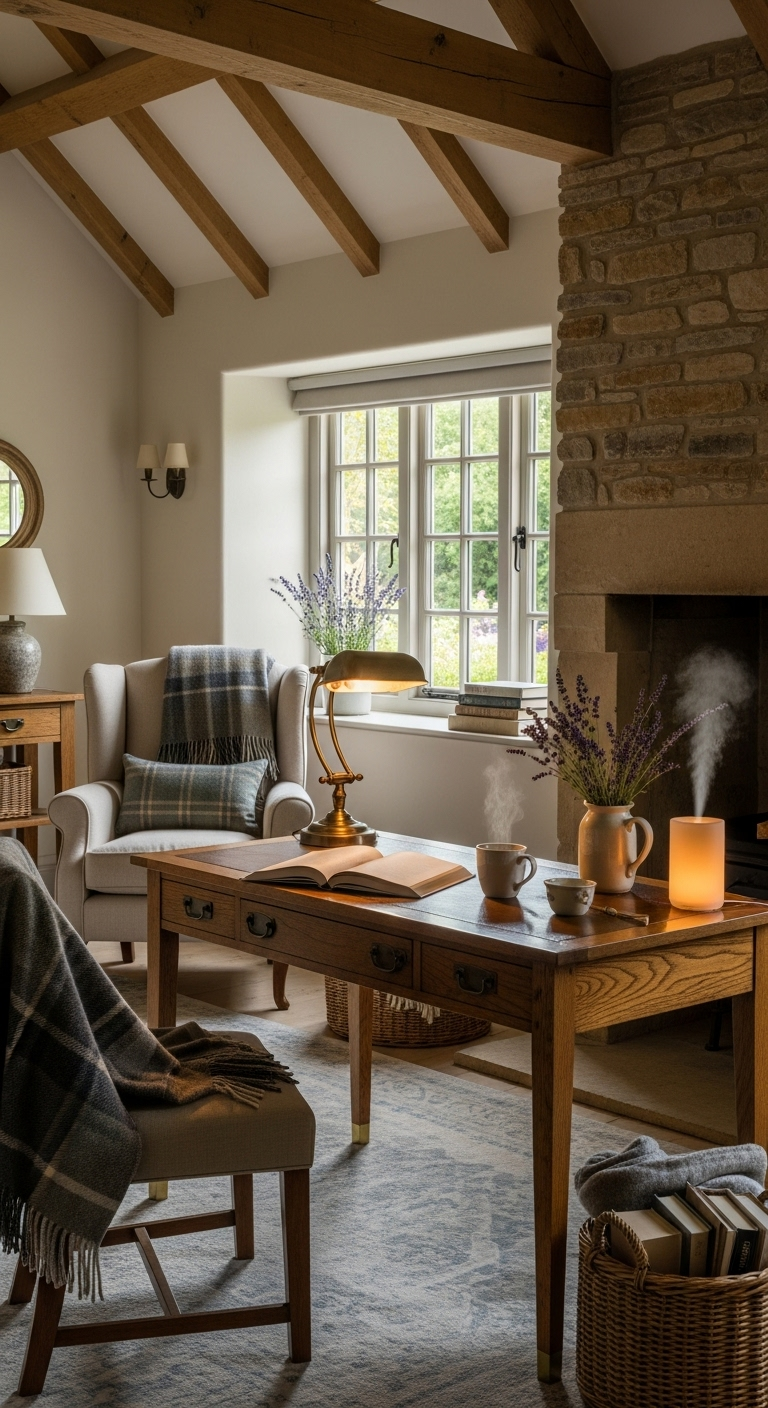 35+ English Countryside Home Office Ideas Like a Cozy Escape 36 image 2482