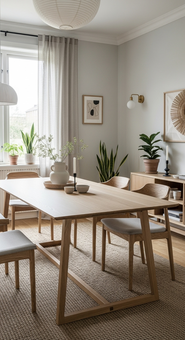 35+ Japandi Dining Room Designs Ideas 3 image 3215