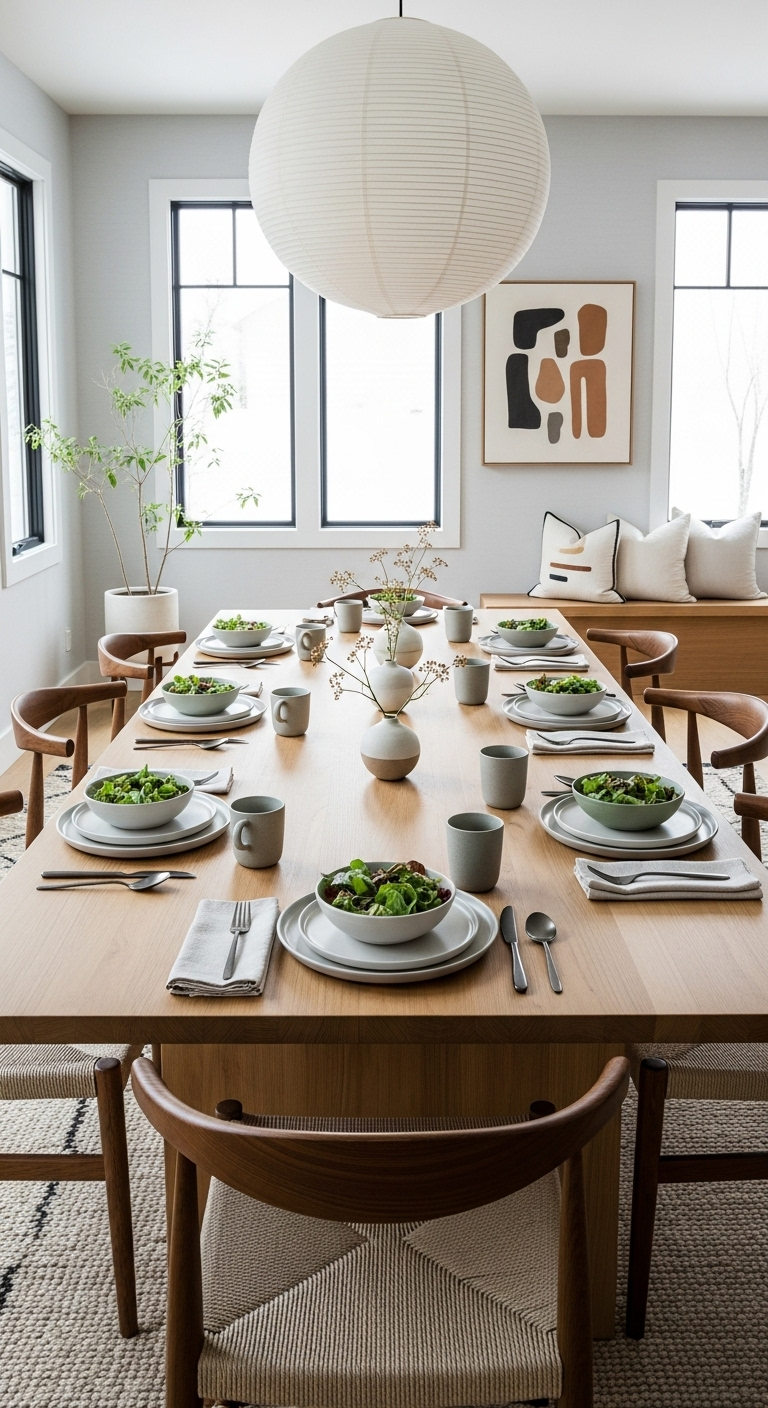 35+ Japandi Dining Room Designs Ideas 9 image 3231