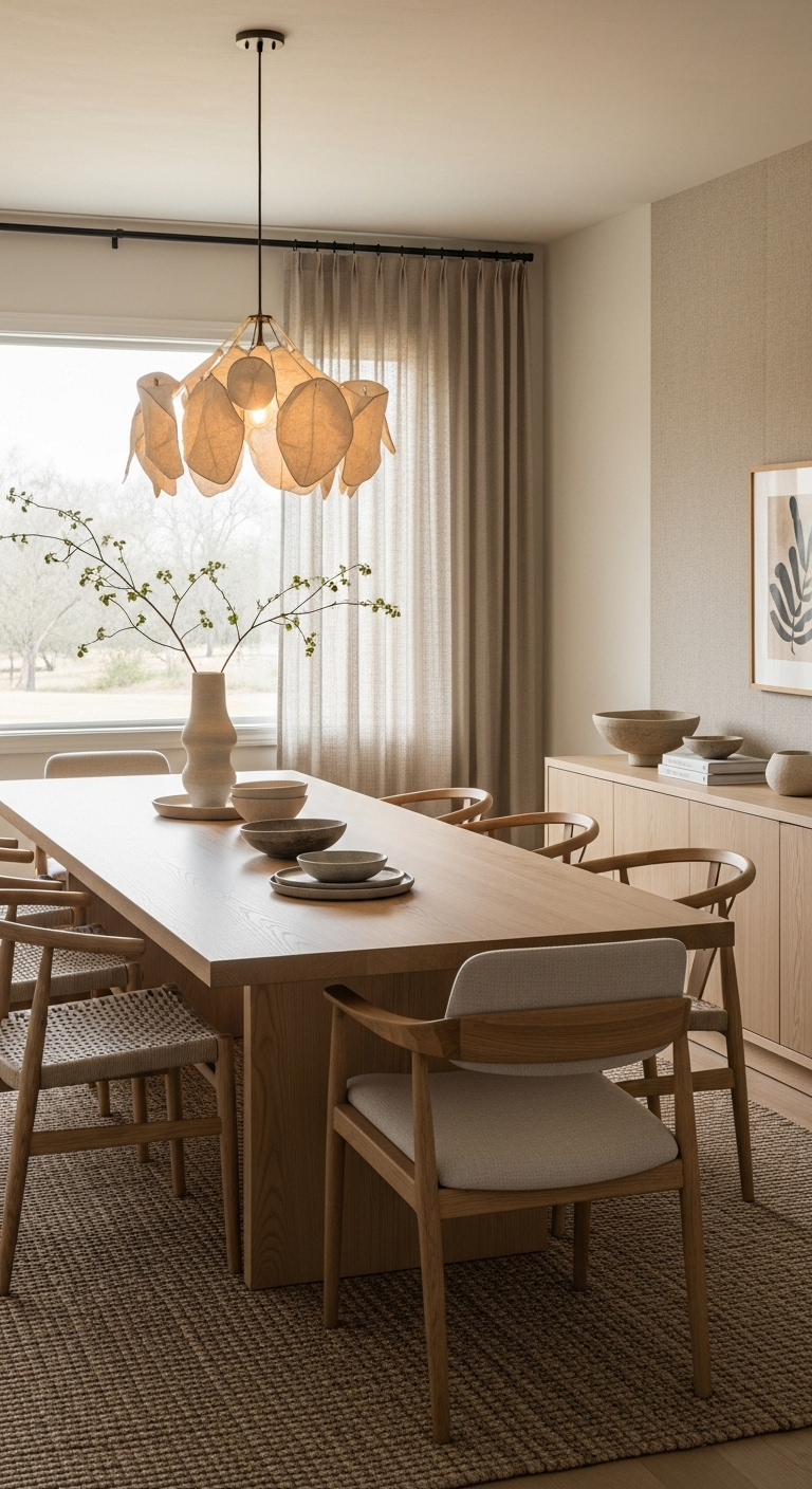 35+ Japandi Dining Room Designs Ideas 10 image 3234