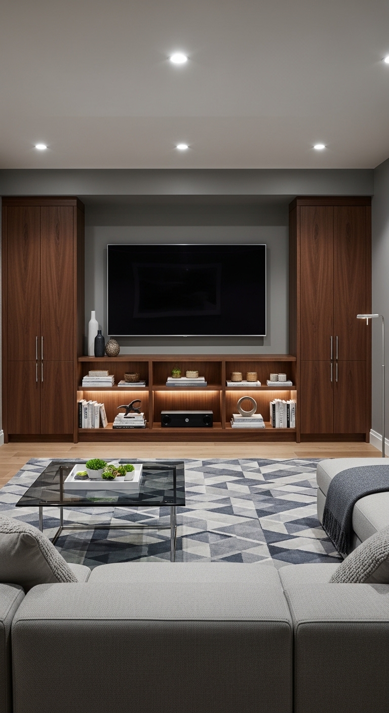 42+ Modern Basement Remodel Decor Ideas 8 image 3497