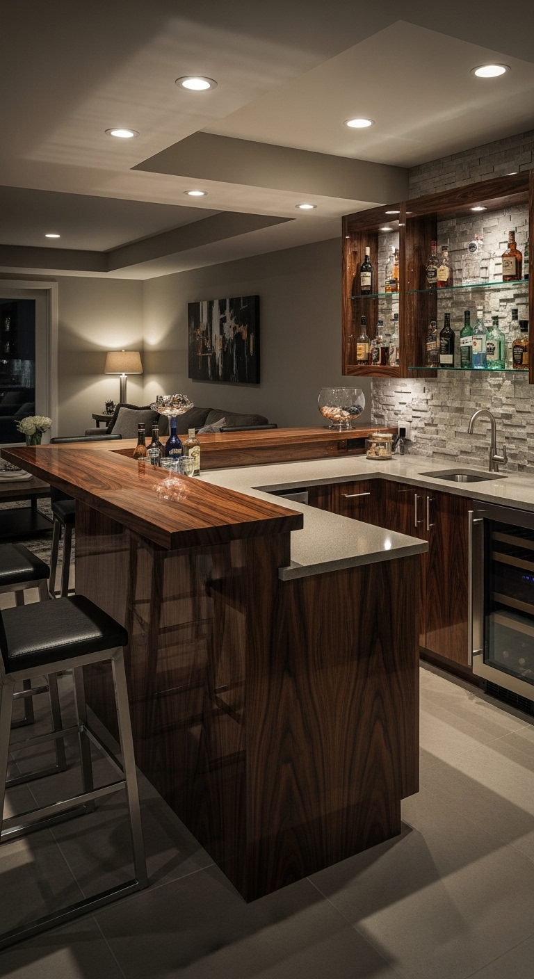 42+ Modern Basement Remodel Decor Ideas 9 image 3498