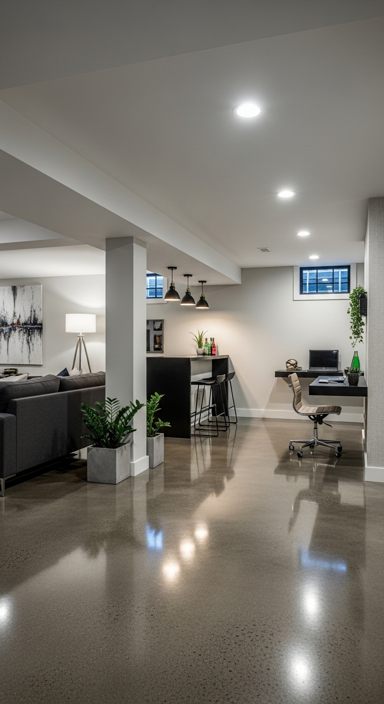 42+ Modern Basement Remodel Decor Ideas 29 image 3526