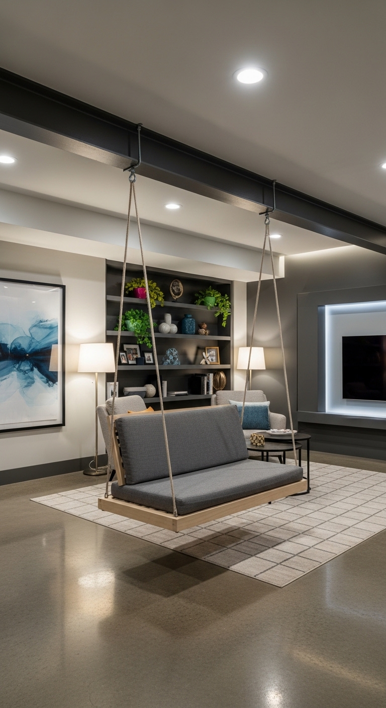 42+ Modern Basement Remodel Decor Ideas 35 image 3535