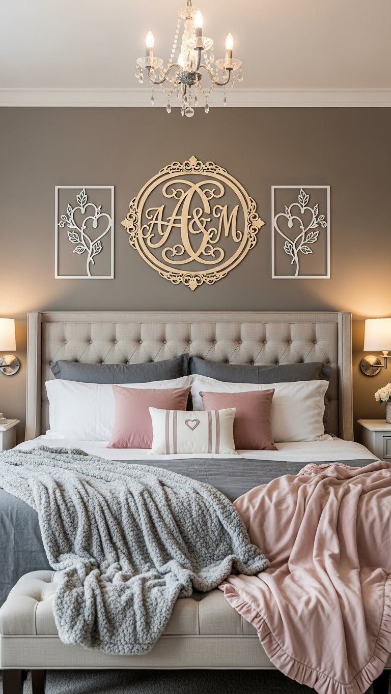 20+ Romantic & Stylish Couple Bedroom Wall Ideas 11 image 613