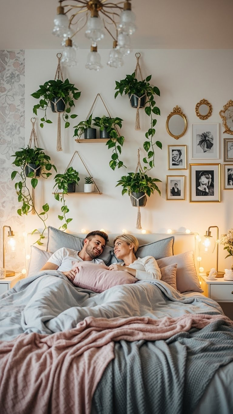 20+ Romantic & Stylish Couple Bedroom Wall Ideas 19 image 621