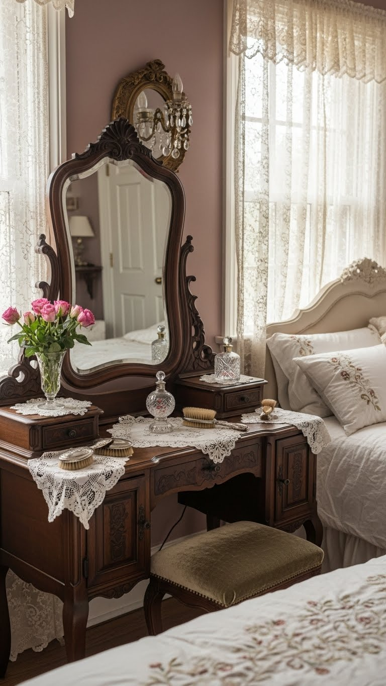 22 Vintage Romantic Master Bedroom Design Ideas That Feel Like a Fairy Tale 6 image 822