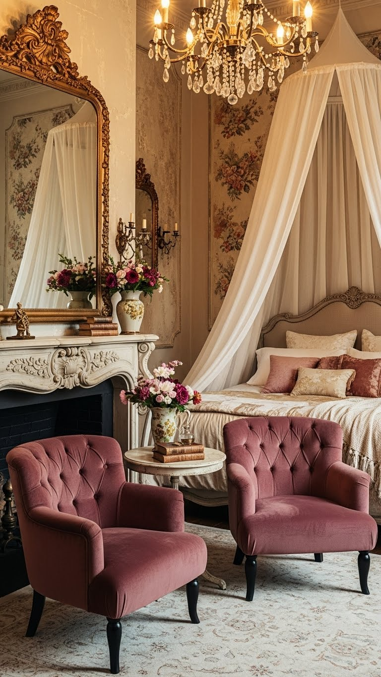 22 Vintage Romantic Master Bedroom Design Ideas That Feel Like a Fairy Tale 8 image 826