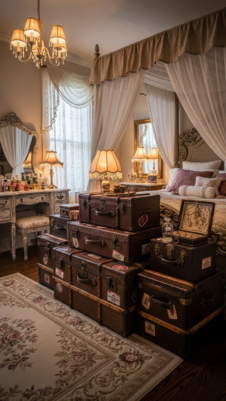 22 Vintage Romantic Master Bedroom Design Ideas That Feel Like a Fairy Tale 22 image 889