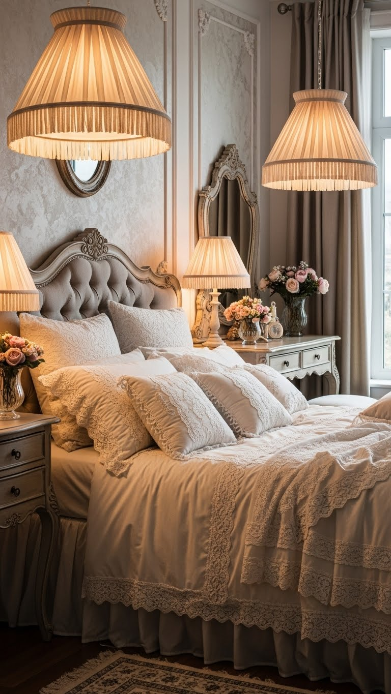 22 Vintage Romantic Master Bedroom Design Ideas That Feel Like a Fairy Tale 23 image 891