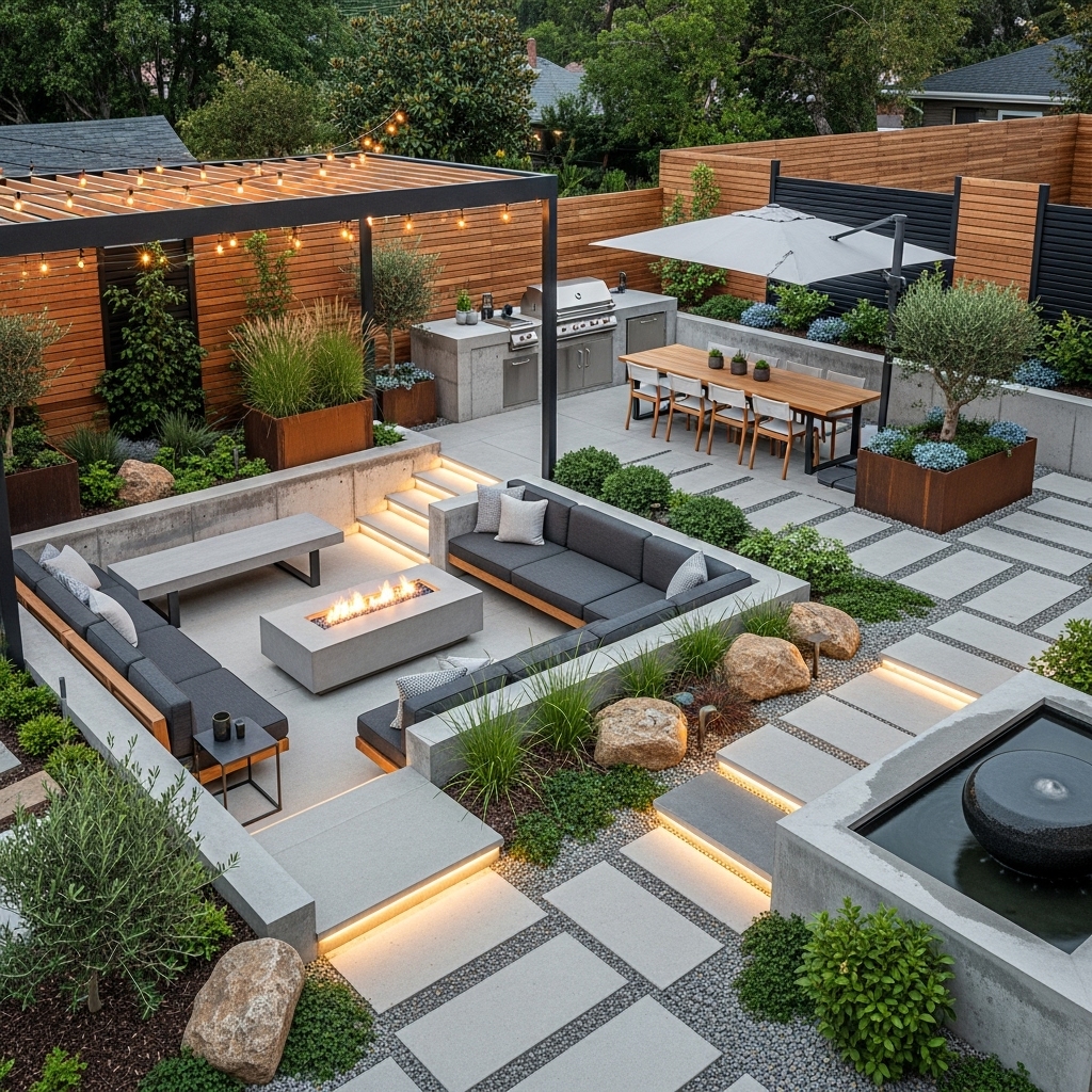 modern Outdoor Living Spaces garden ideas