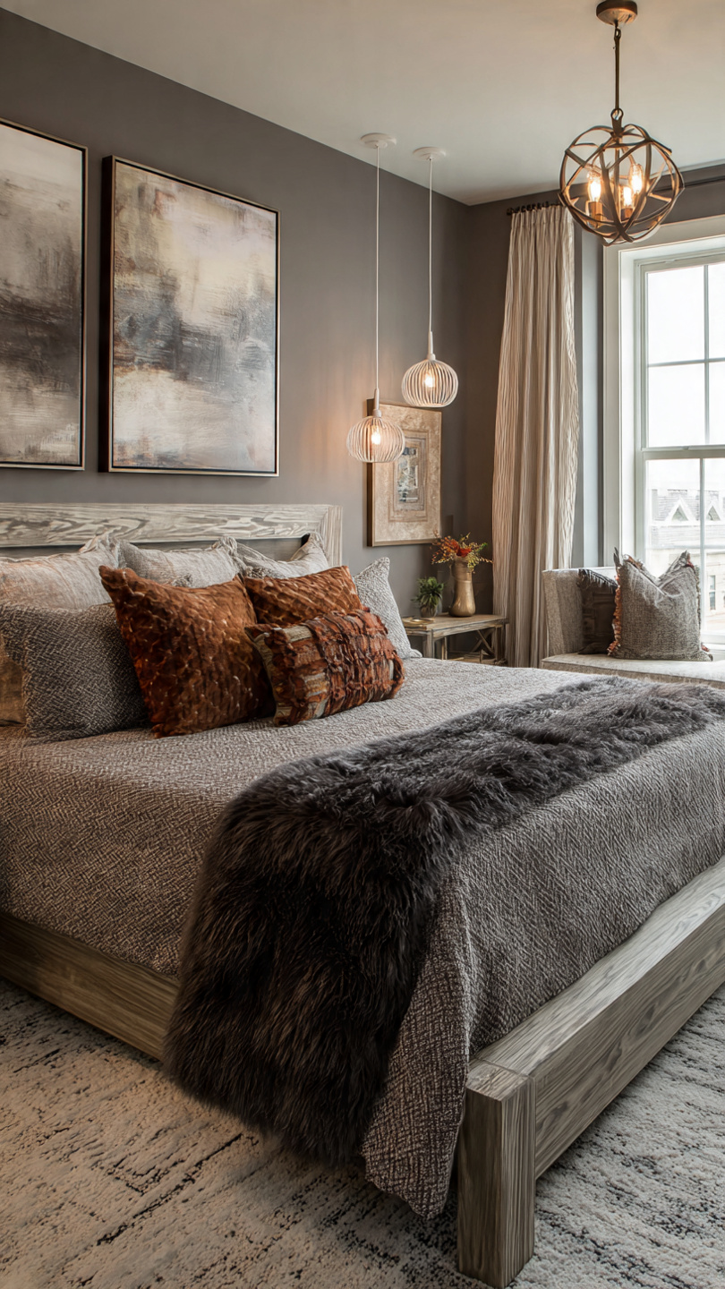 21 Dreamy Neutral Palette Couple Bedroom Designs Ideas That Feel Retreat 14 moody taupe retreats bedroom