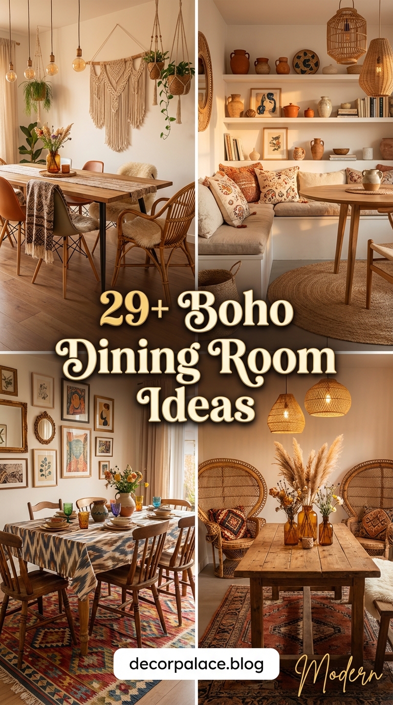 29 Boho Dining Room Ideas
